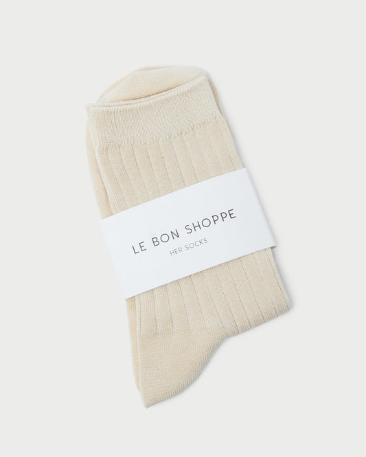 Le Bon Shoppe White Trouser Sock