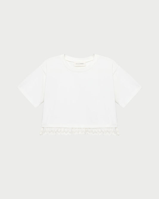 Junie Lace Trim Tee