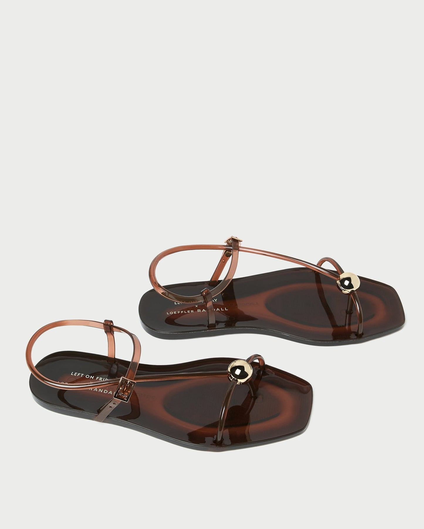 Dana Brown Strappy Jelly Sandal