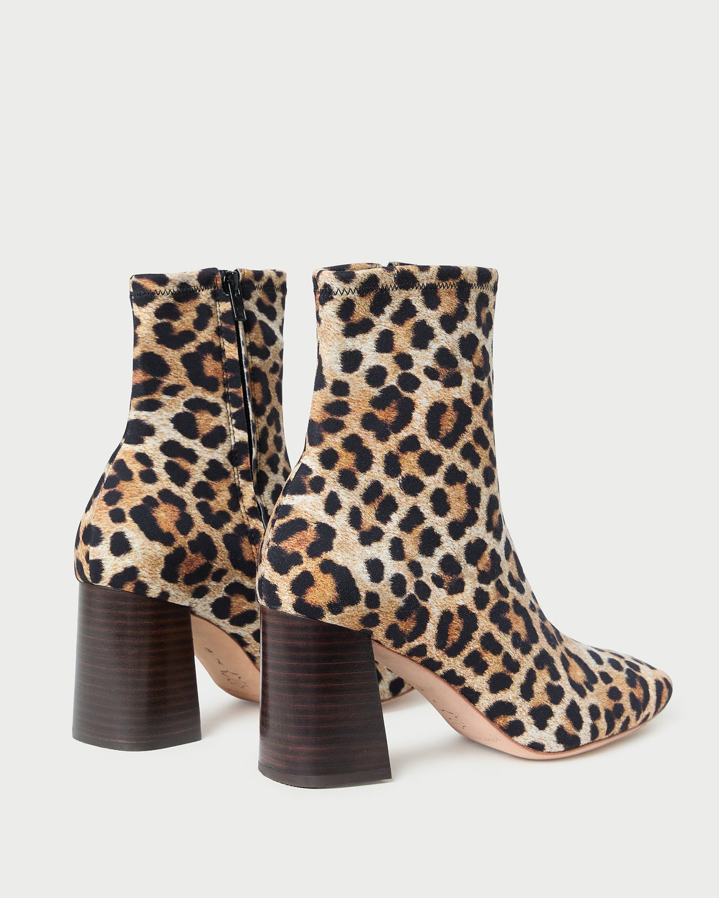 Elise Leopard Jersey Ankle Boot