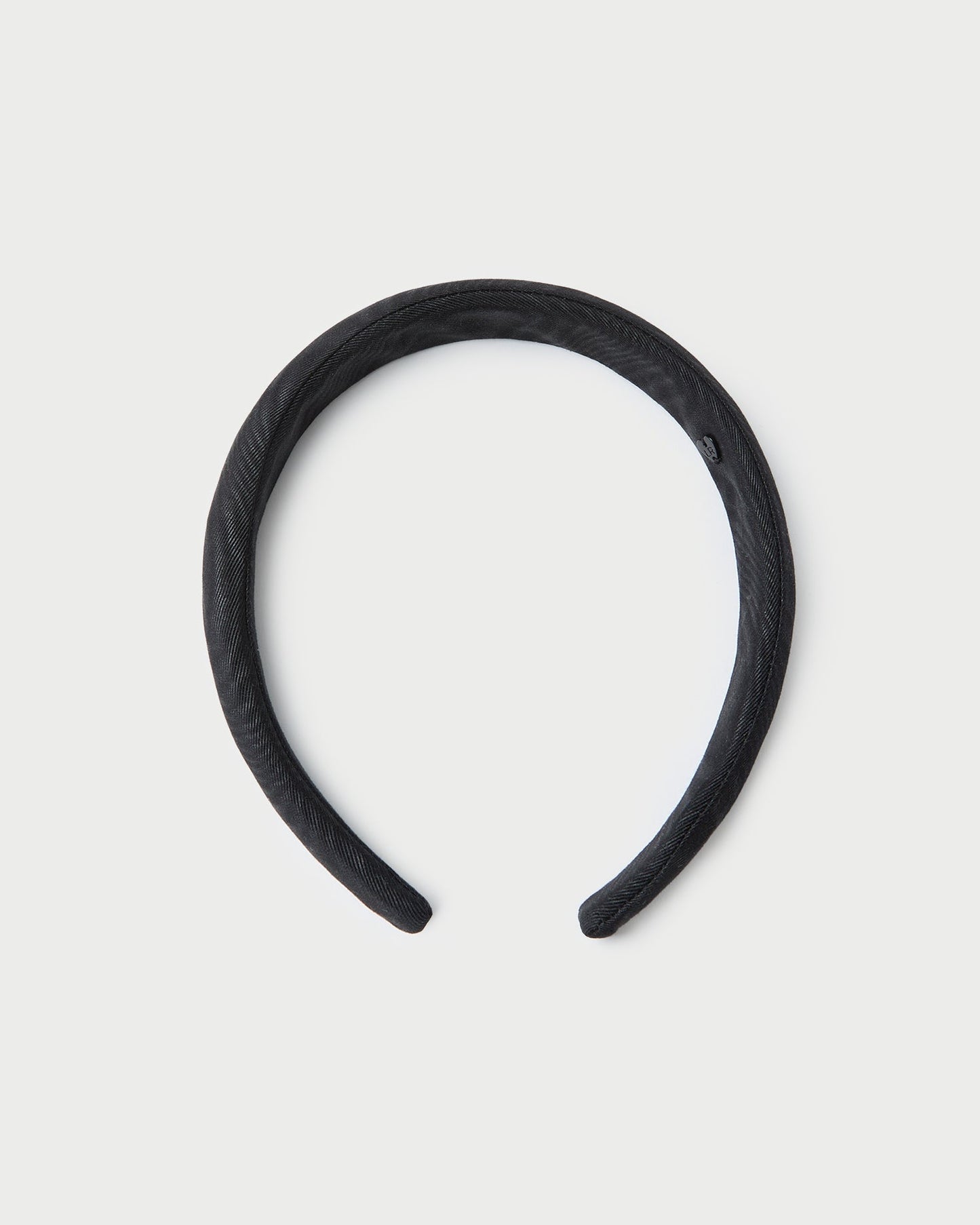 Marina Black Moiré Puffy Headband