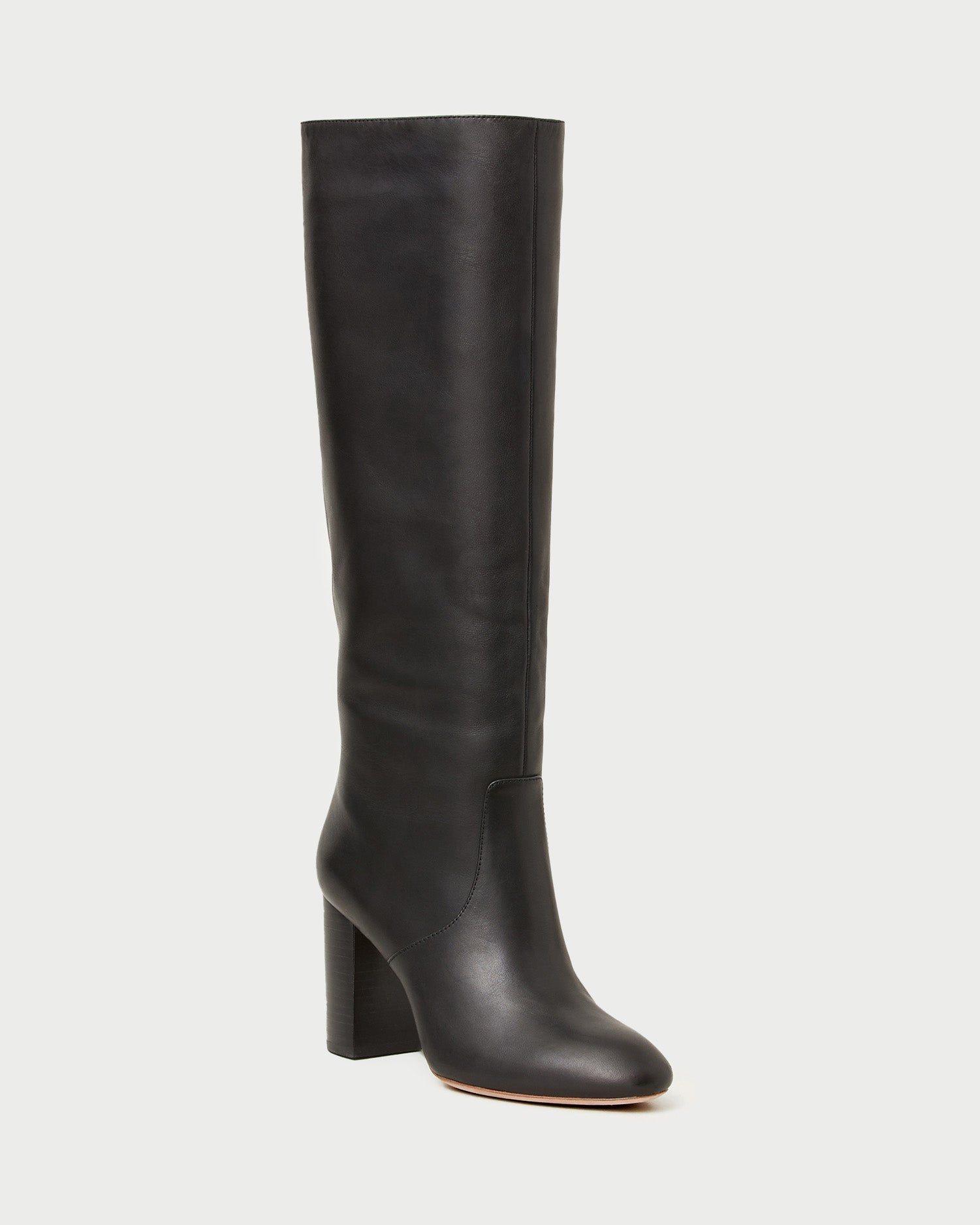 Goldy Black Leather Tall Boot