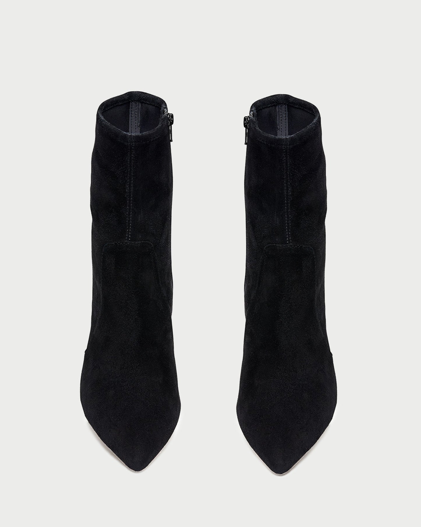 Isla Black Suede Ankle Bootie