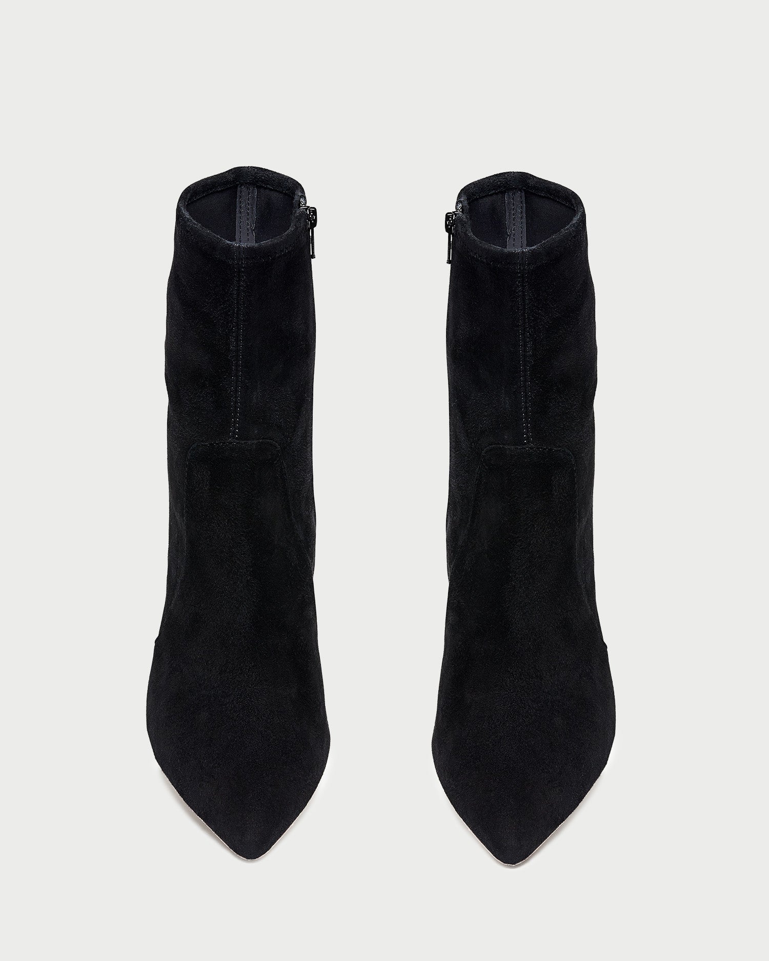 Isla Black Suede Ankle Bootie