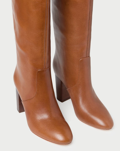 Goldy Safari Leather Tall Boot