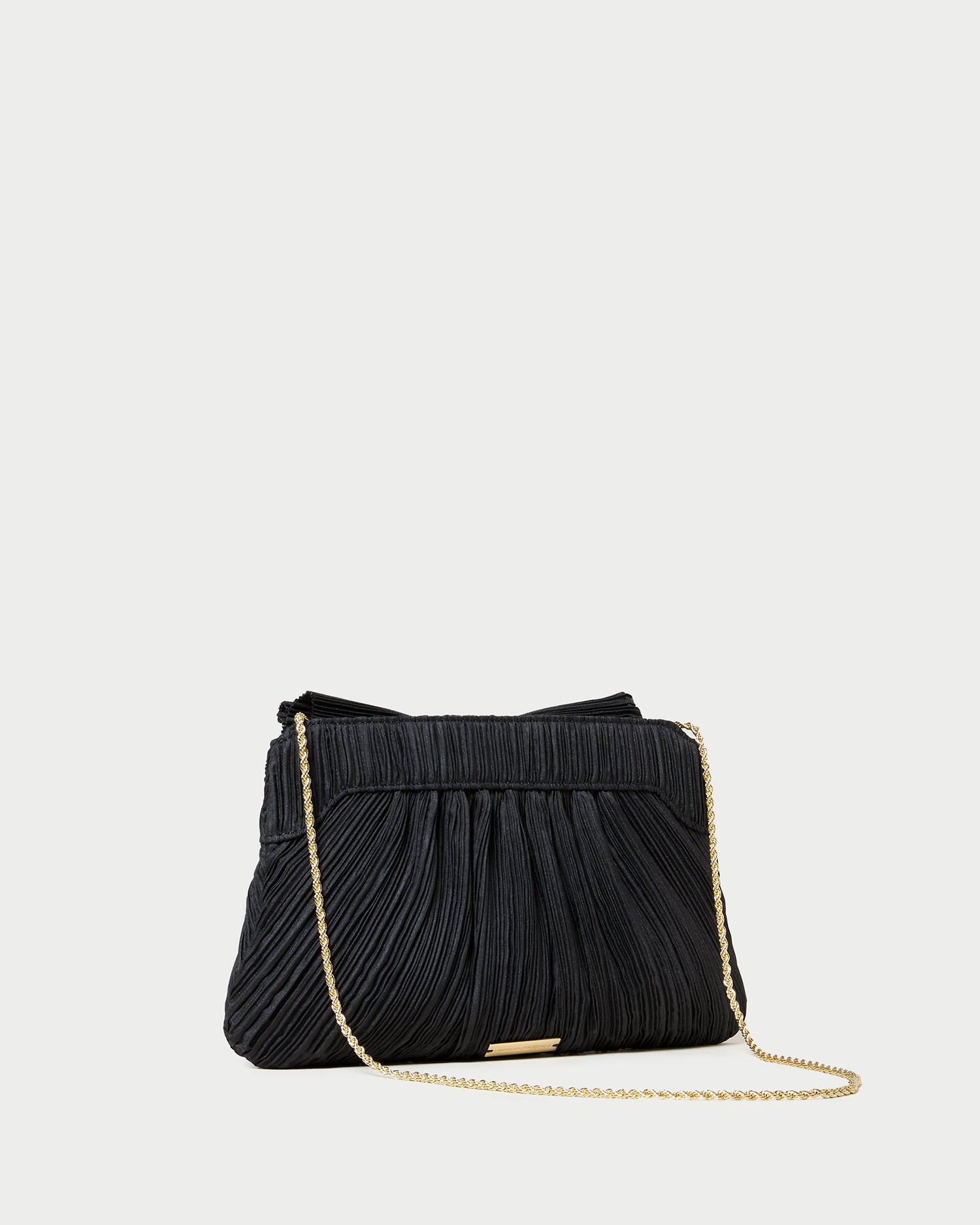 Rayne Black Bow Clutch
