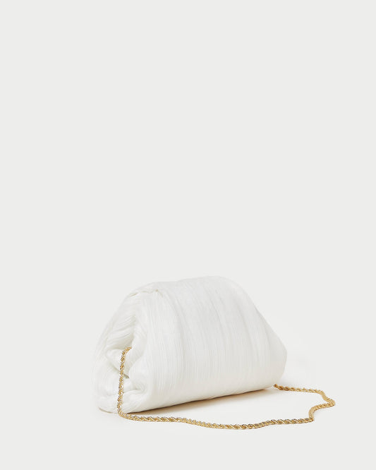 Bailey Pearl Pleated Dome Clutch