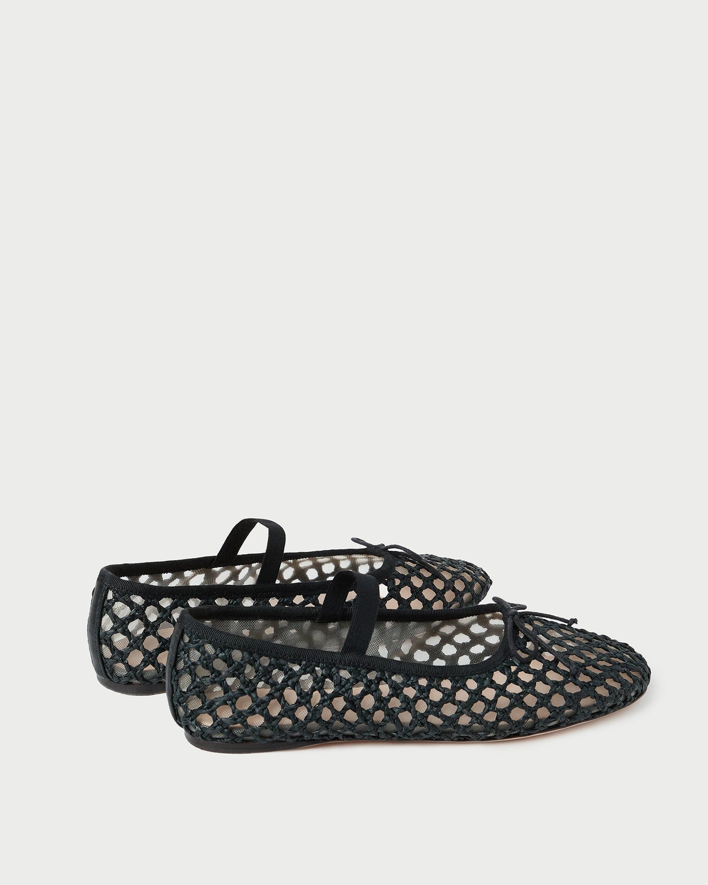 Leonie Black Crochet Ballet Flat