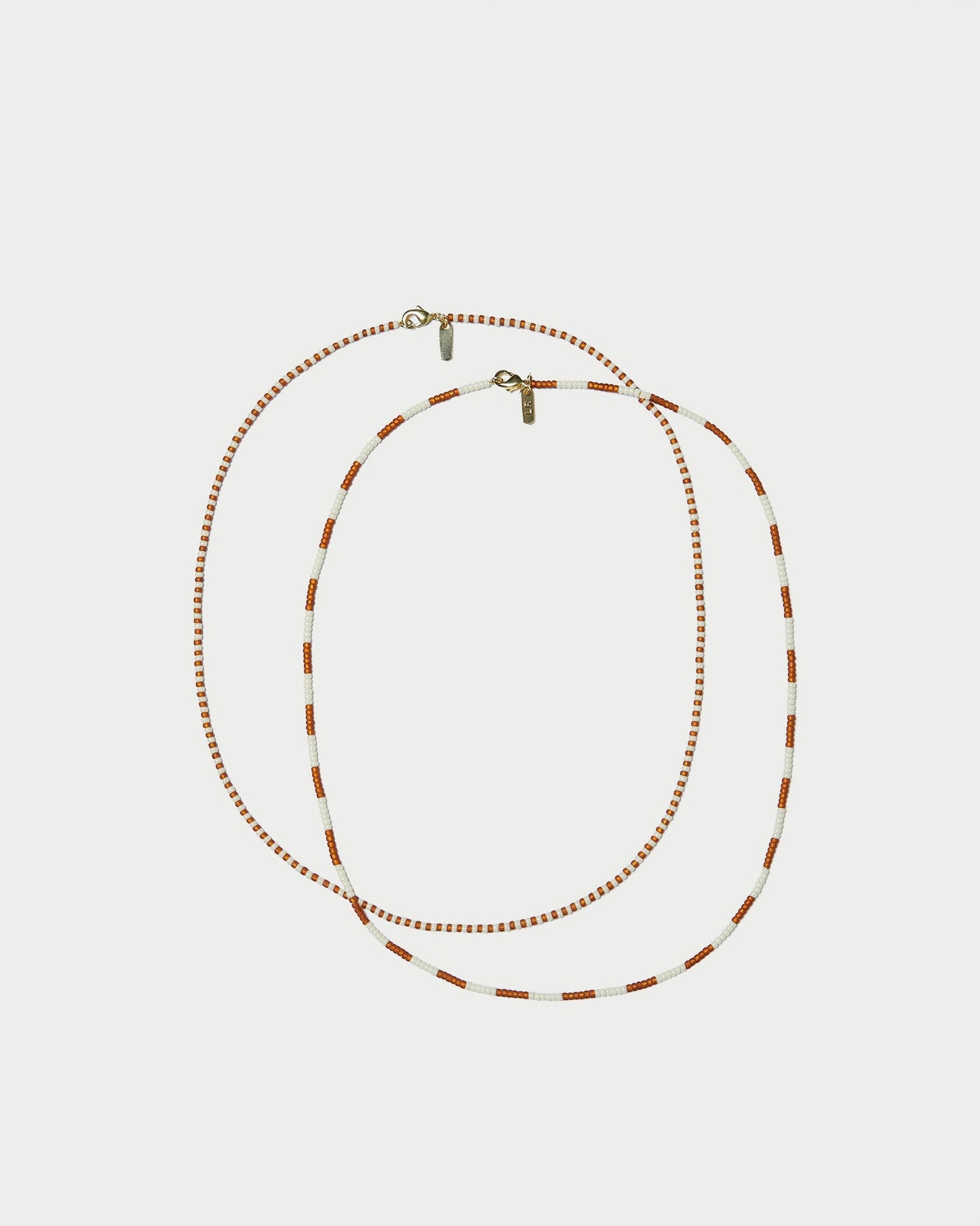 Soo Amber/Cream Necklace Set