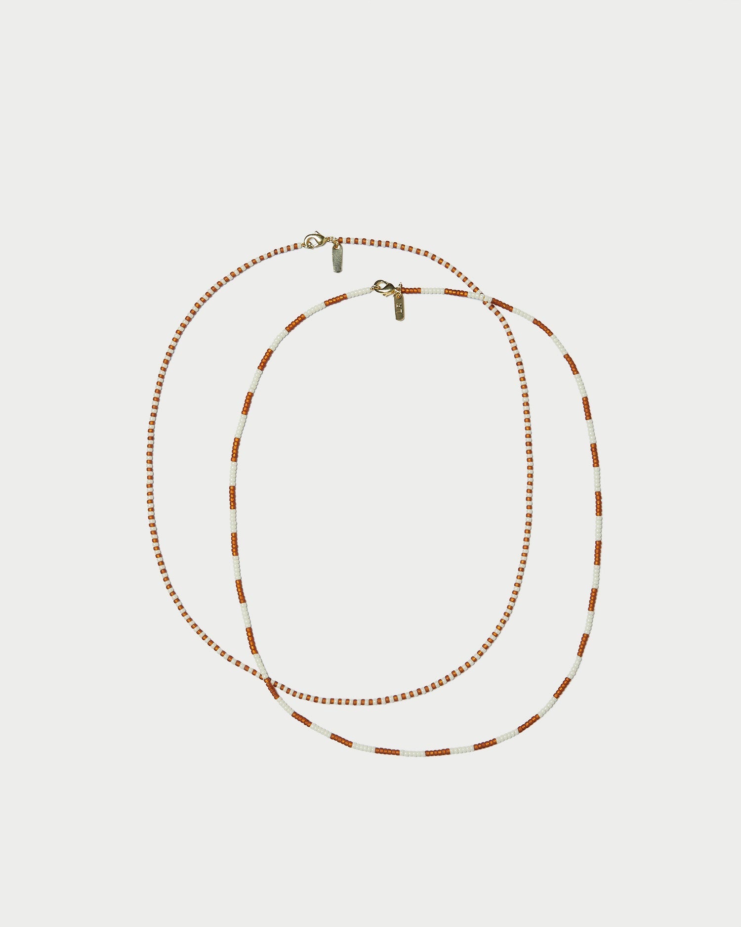 Soo Amber/Cream Necklace Set