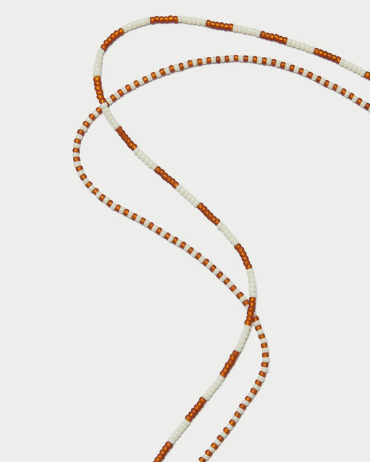 Soo Amber/Cream Necklace Set