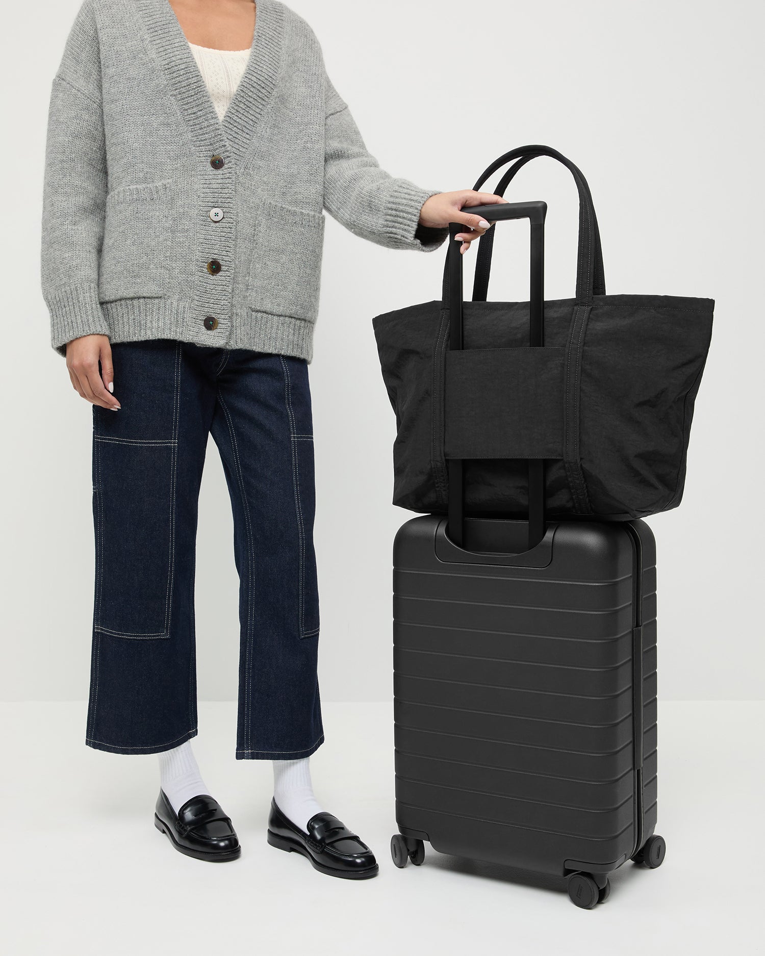 Dina Black Travel Tote