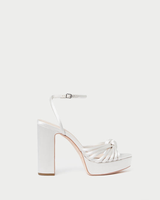 Rivka Cream Knot Platform Sandal