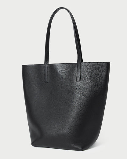Walker Black Pebbled Leather Tote