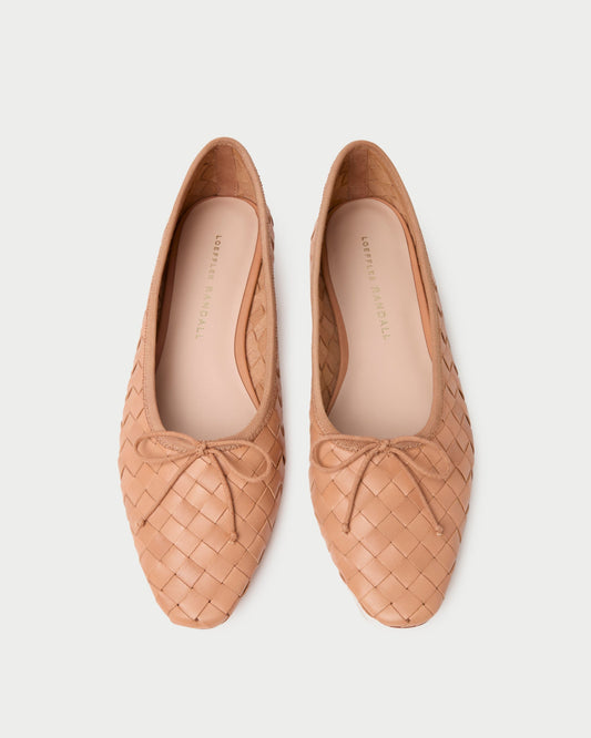 Landry Honey Woven Ballet Flat