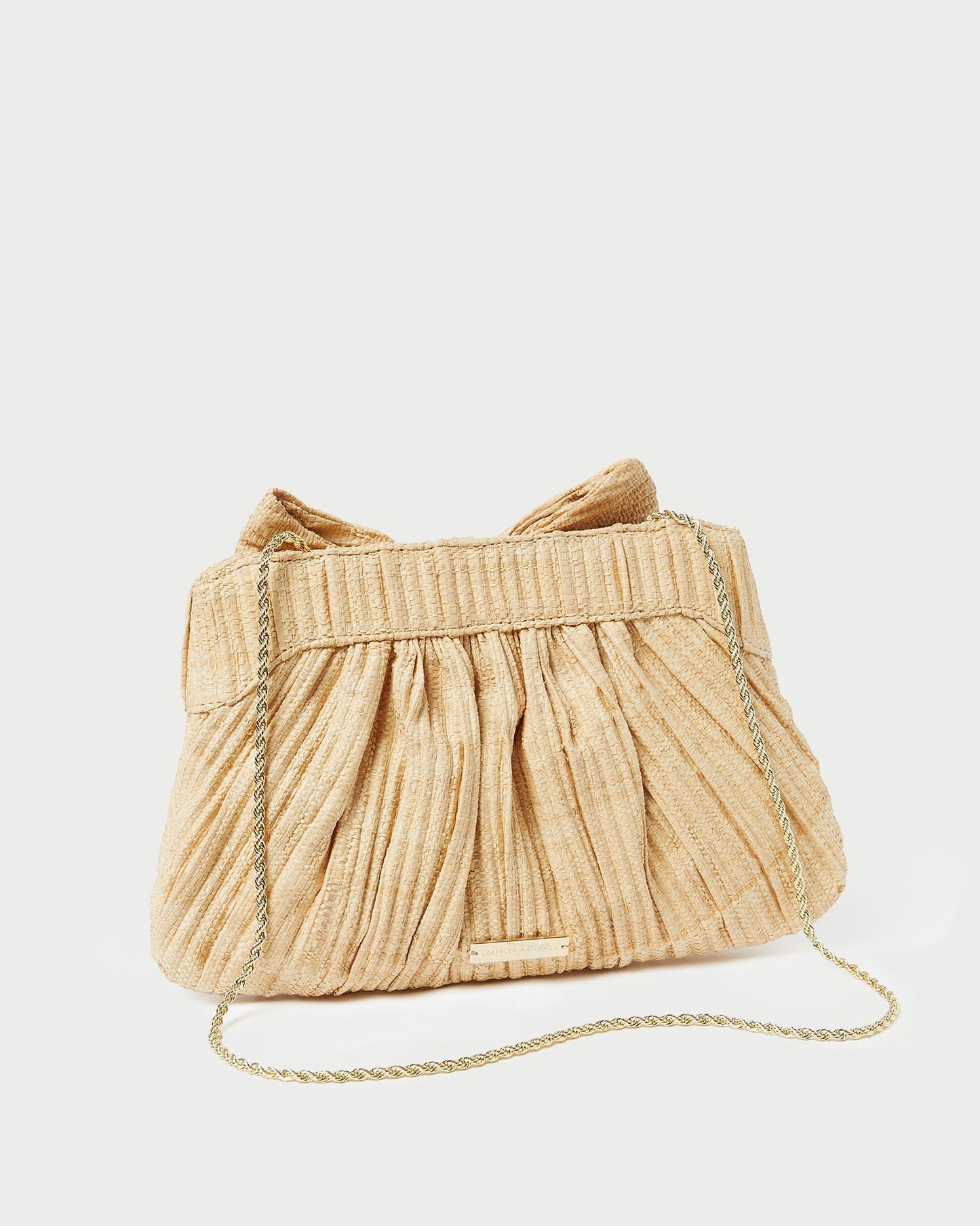 Rayne Natural Bow Clutch