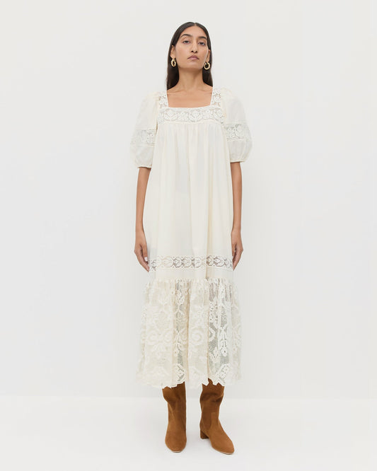 Jo Puff-Sleeve Dress