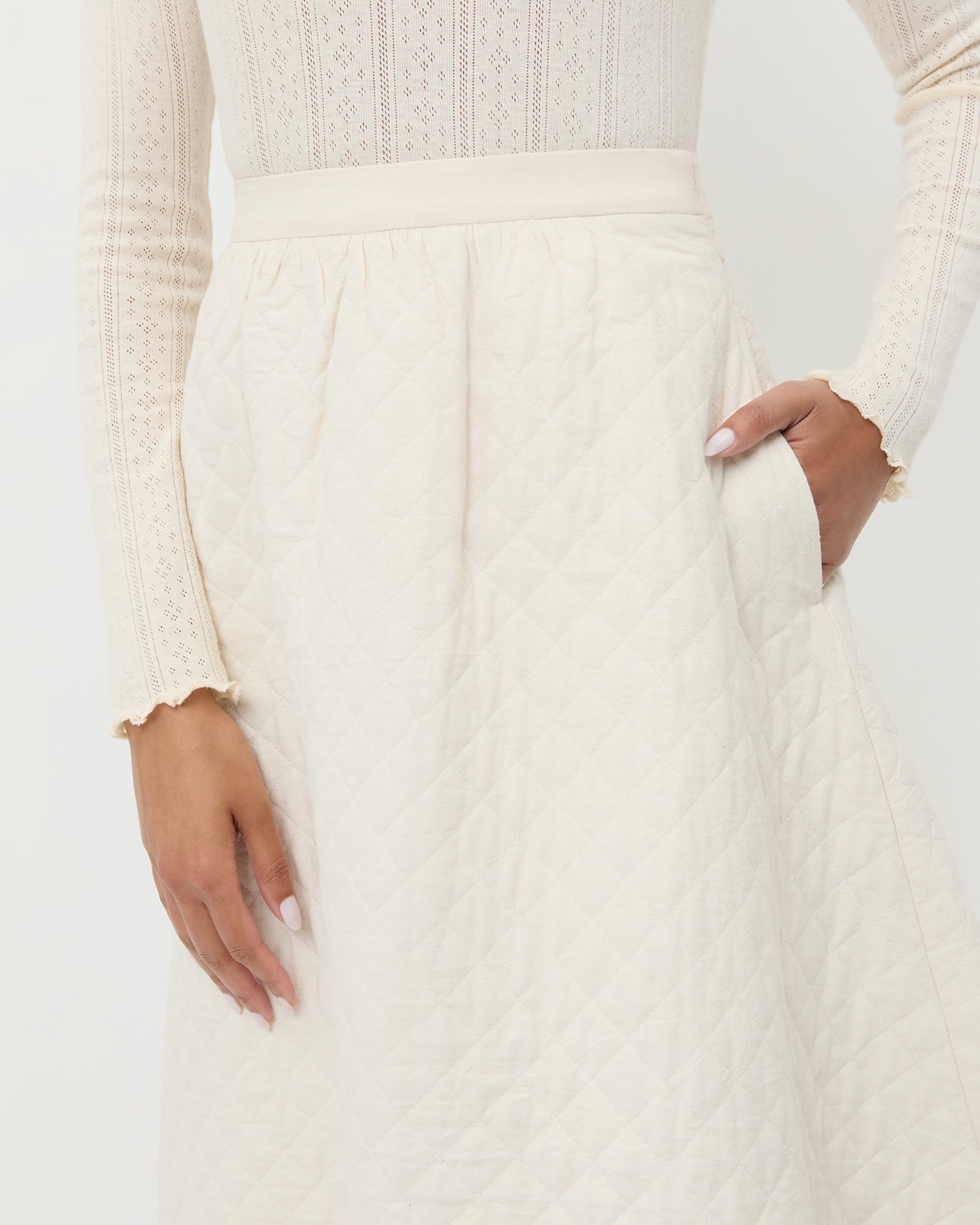 Clara Quilted Skirt