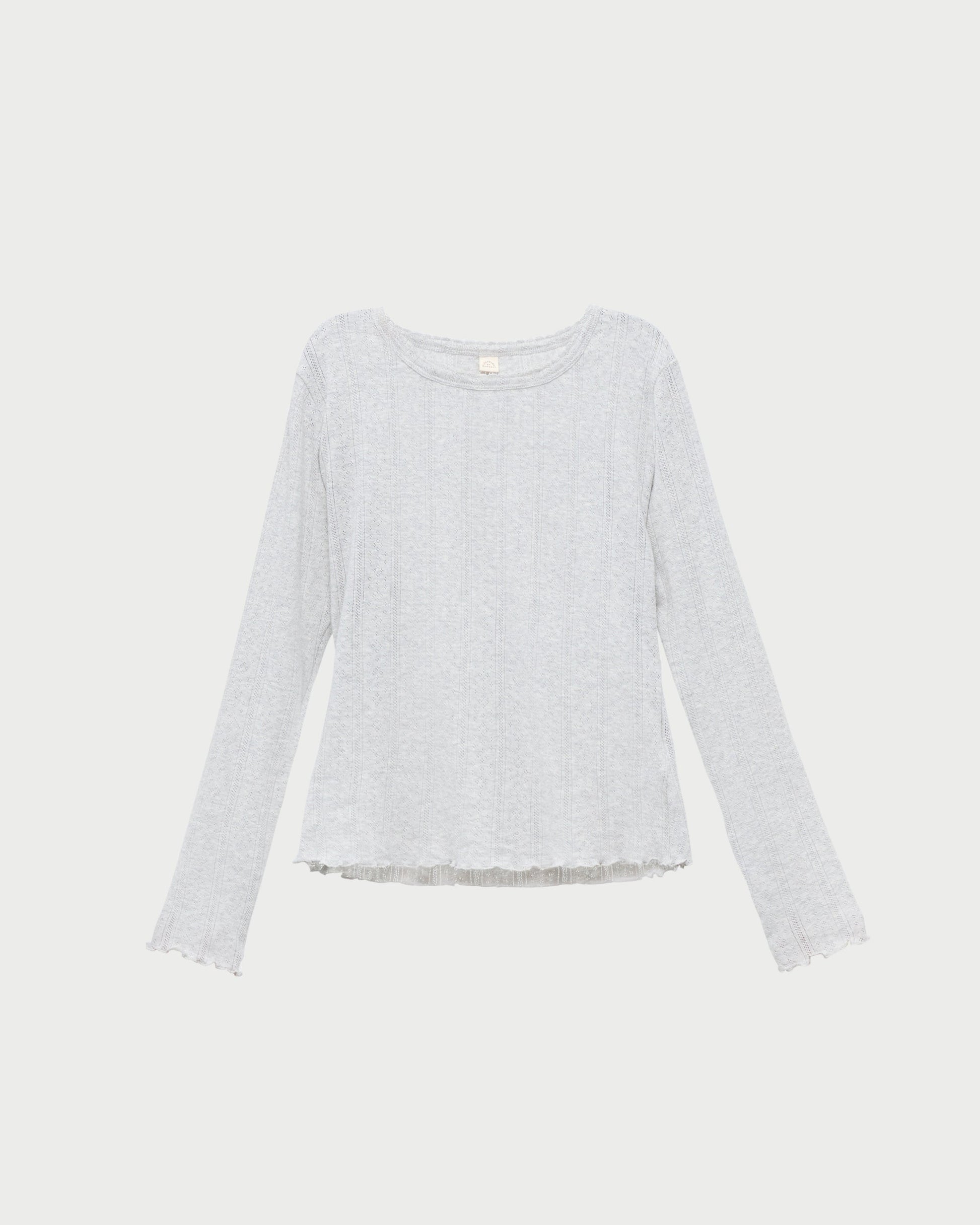 Lolo Pointelle Long-Sleeve Tee
