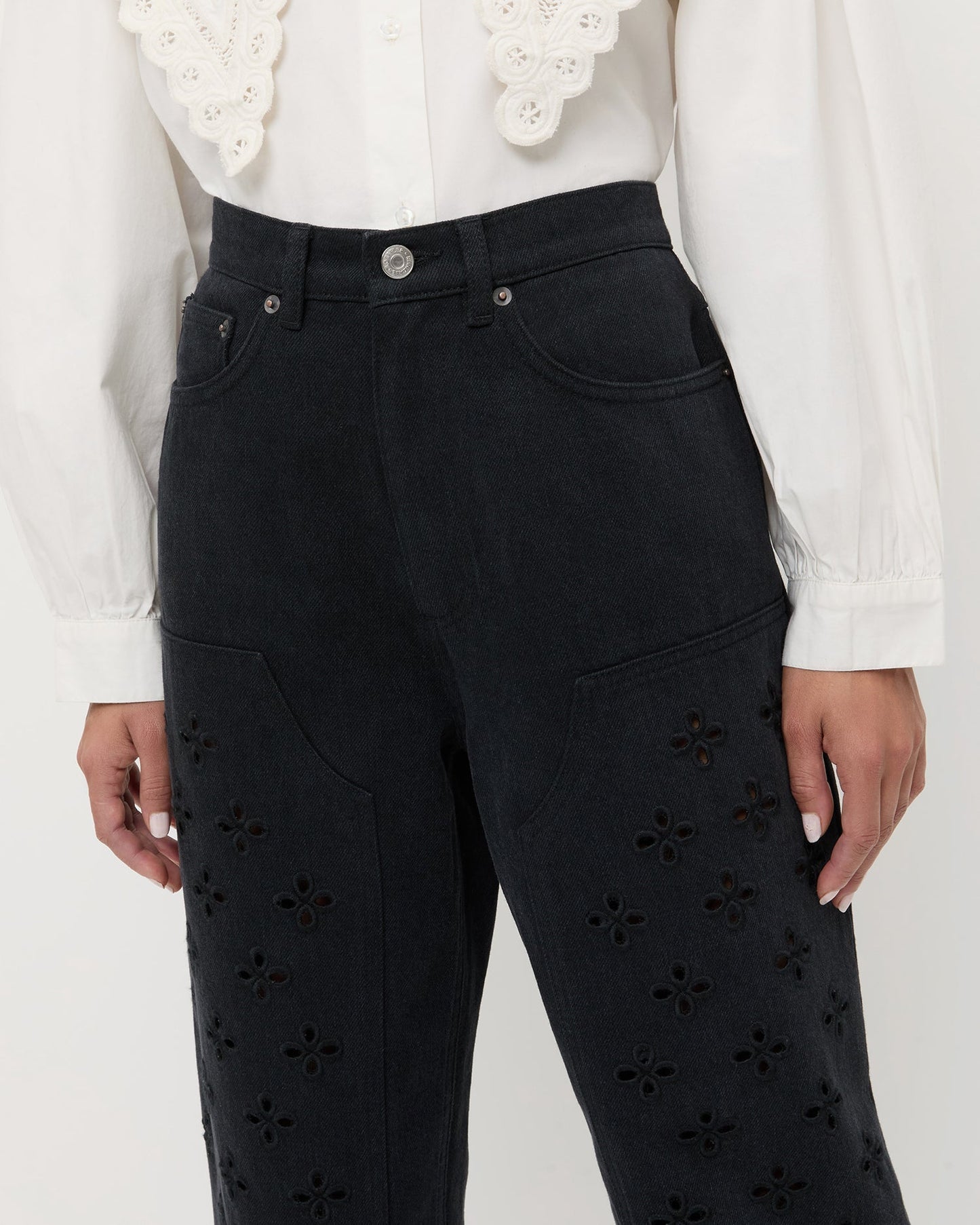 Demi Embroidered Pant