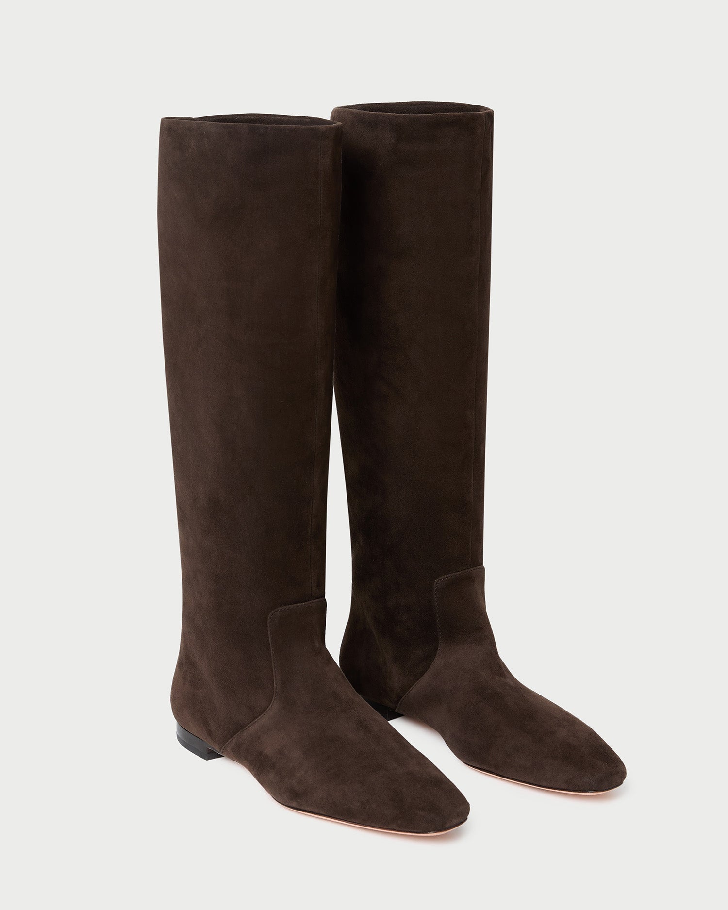 Lillian Brown Suede Tall Boot