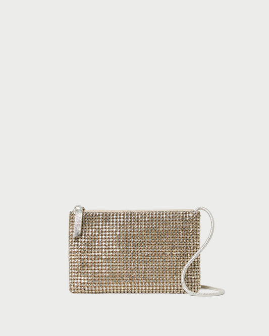 Yasmine Gold Diamanté Crossbody