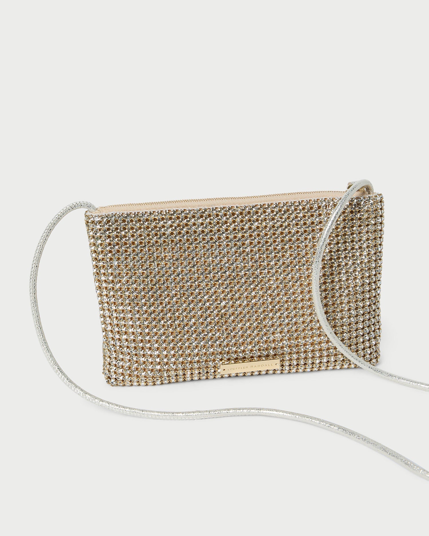 Yasmine Gold Diamanté Crossbody