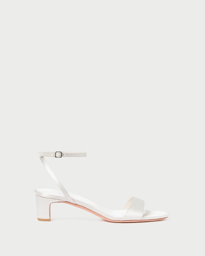 Alice Cream Satin Sandal