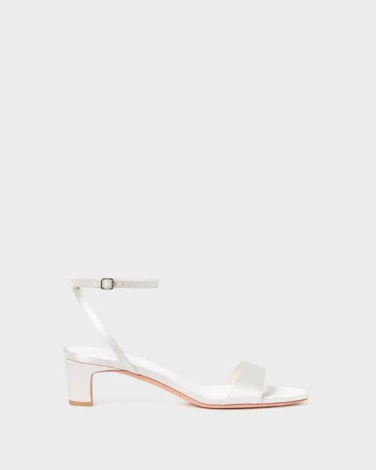Alice Cream Satin Sandal