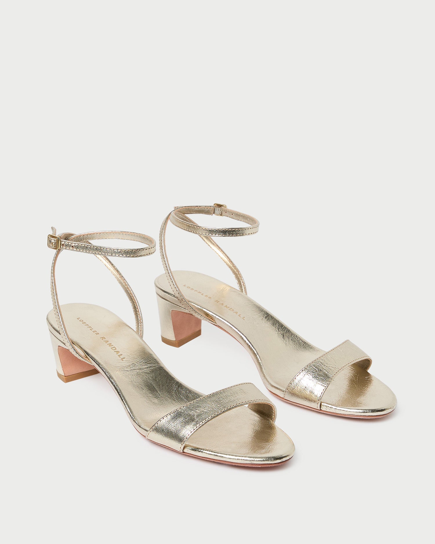Alice Champagne Leather Sandal
