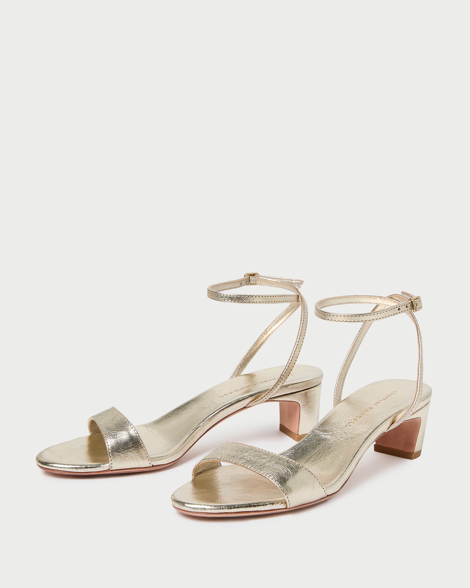 Alice Champagne Leather Sandal