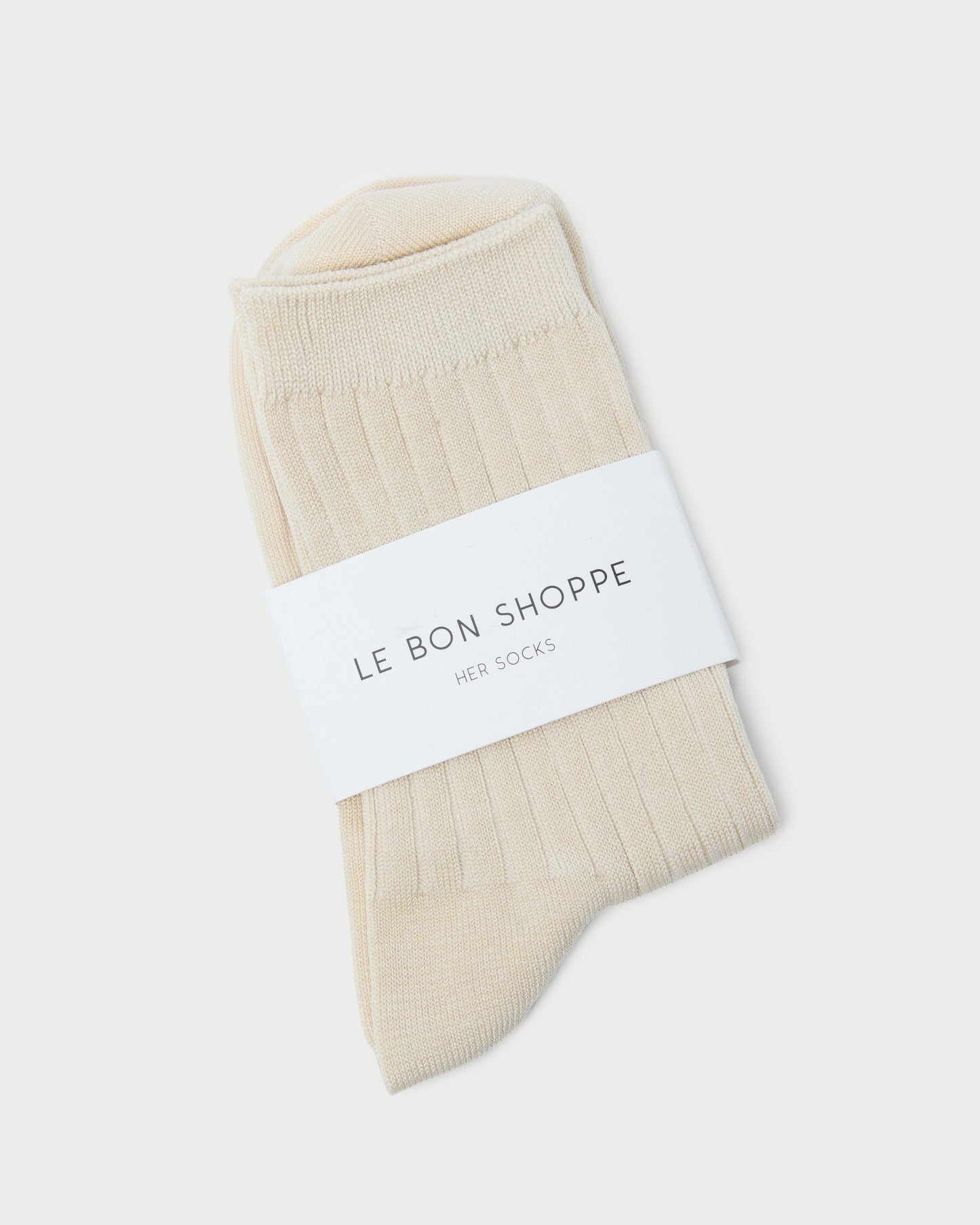 Le Bon Shoppe White Trouser Sock