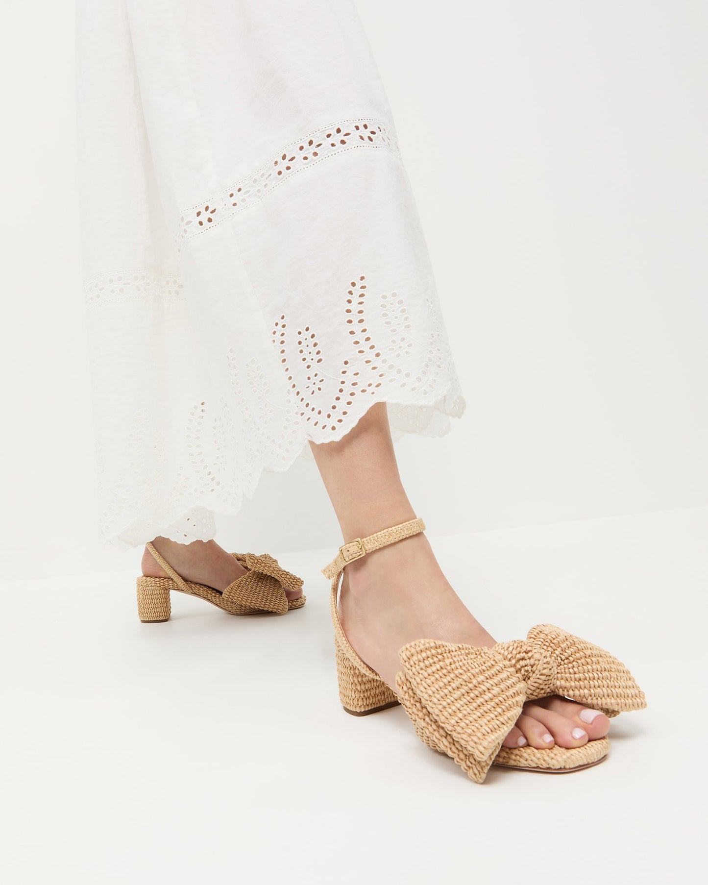 Carmen Natural Bow Sandal