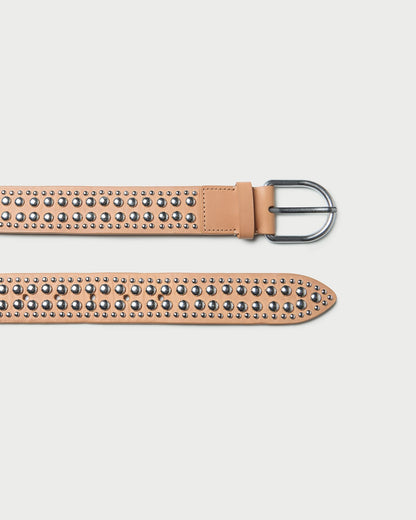 Isaac Honey/Silver Studded Belt