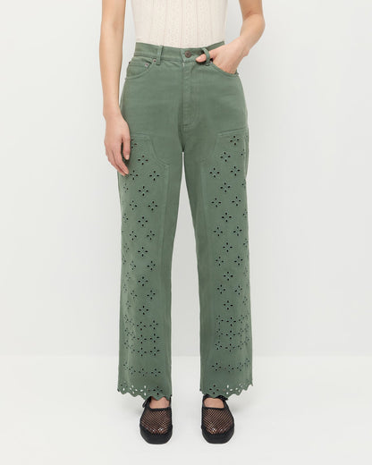 Demi Embroidered Pant