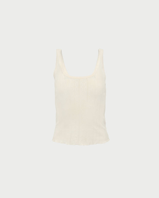 Rylee Pointelle Tank Top