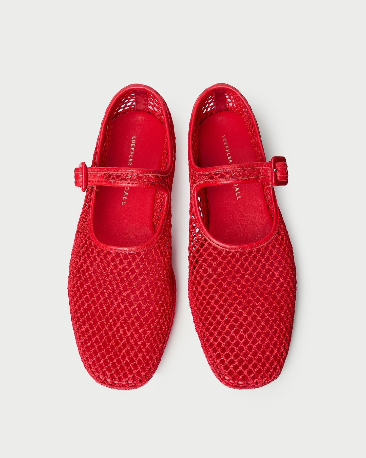Rita Red Netted Mary Jane