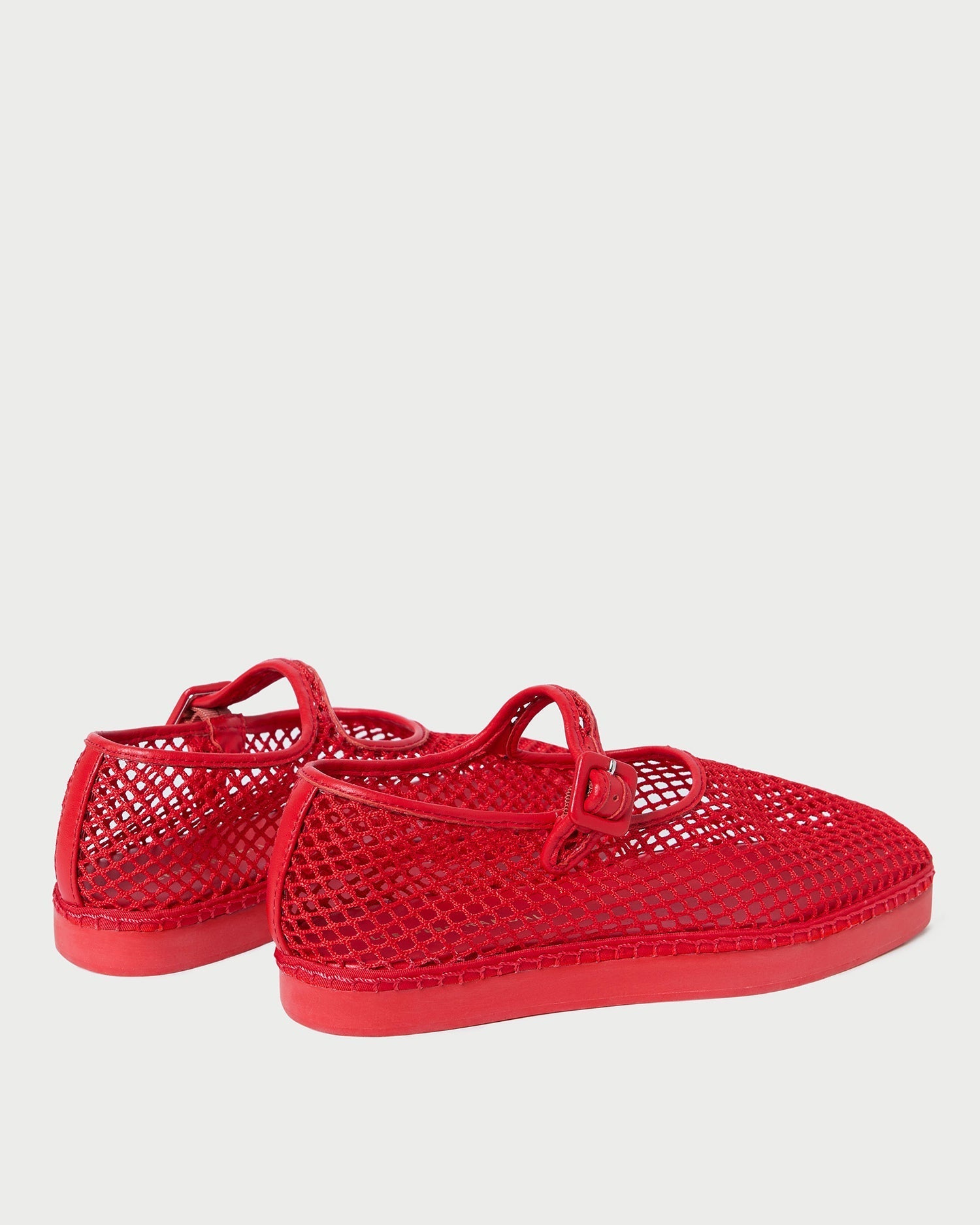 Rita Red Netted Mary Jane