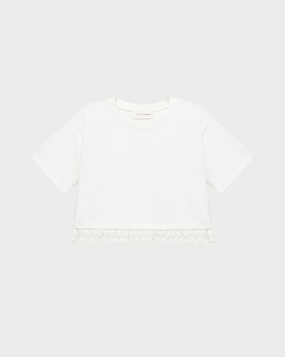 Junie Lace Trim Tee