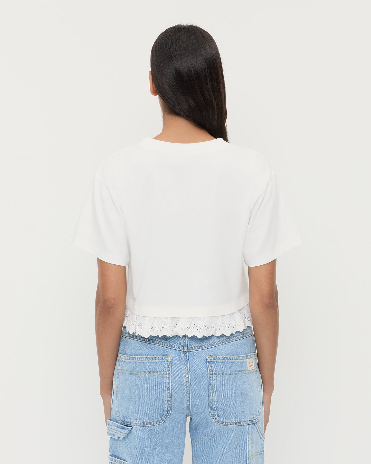 Junie Lace Trim Tee