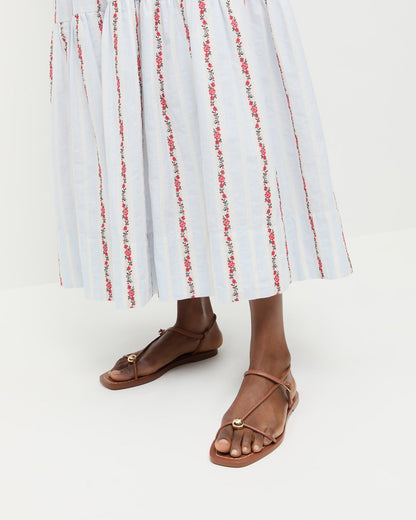 Lara Timber Leather Sandal
