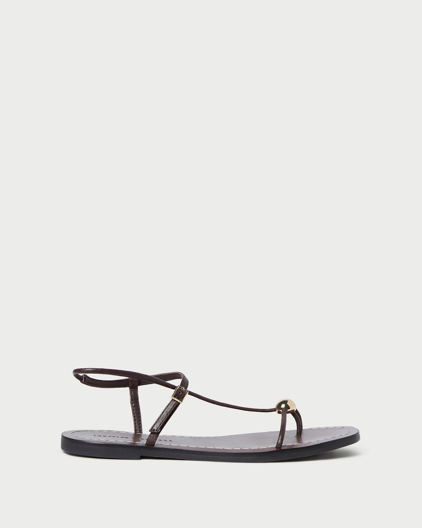 Lara Espresso Leather Sandal