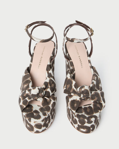 Liza Leopard Platform Sandal