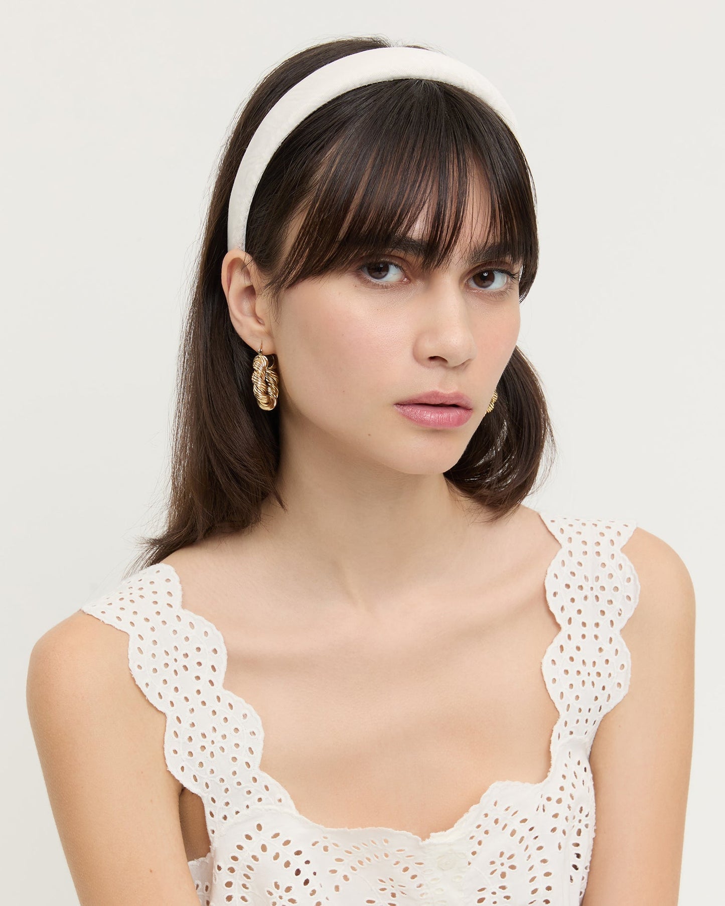 Marina Cream Puffy Headband