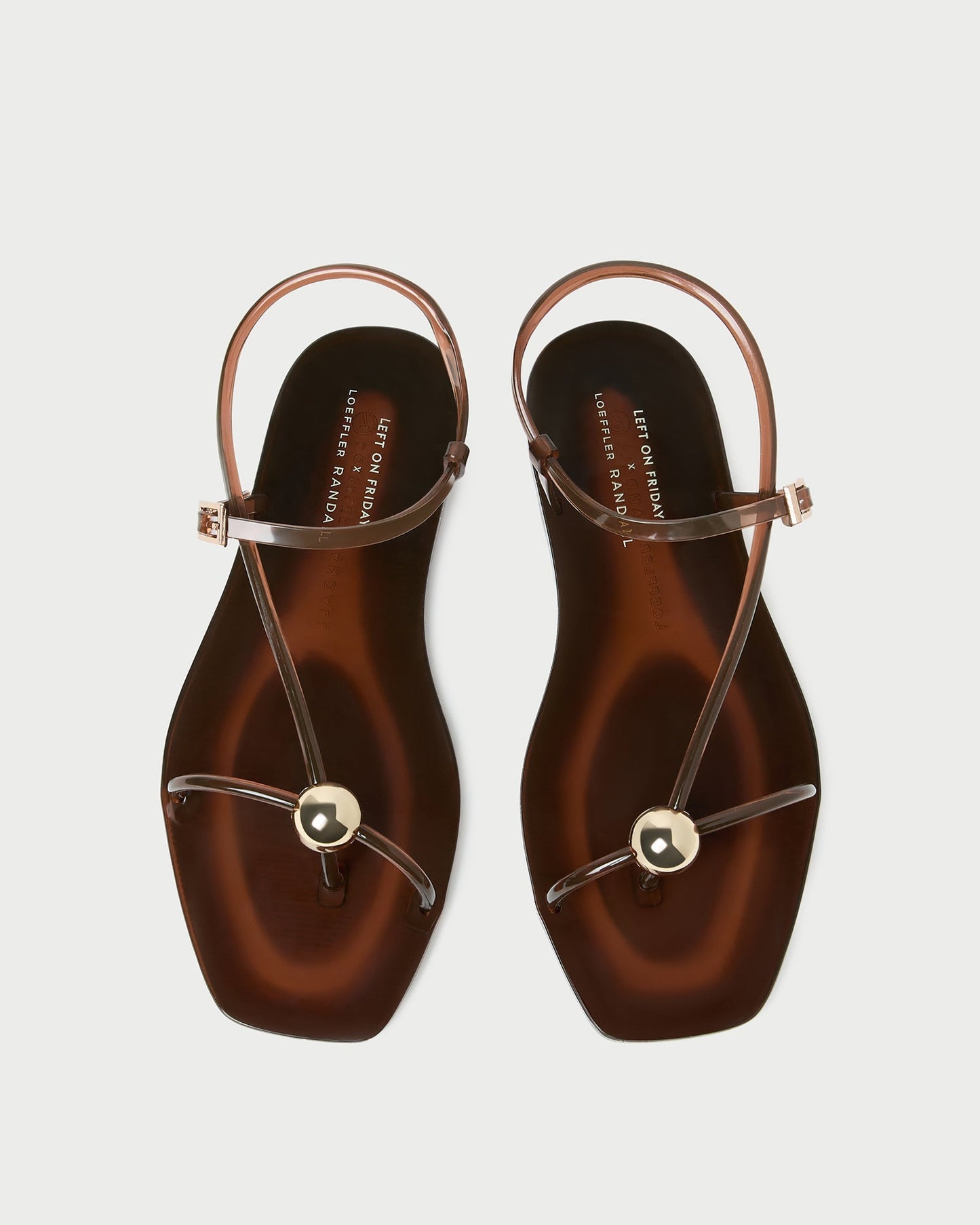 Dana Brown Strappy Jelly Sandal