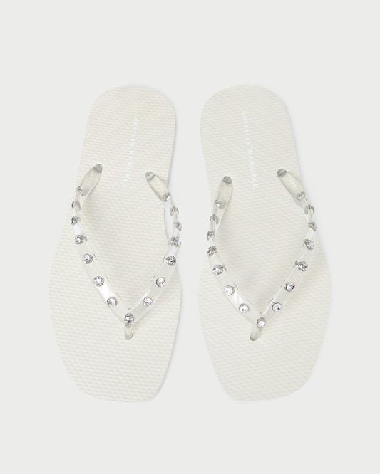 Taryn Cream Jelly Flip Flop