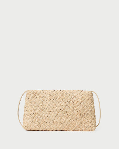 Aviva Natural Woven Straw Bag