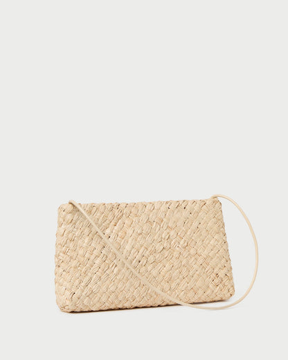 Aviva Natural Woven Straw Bag