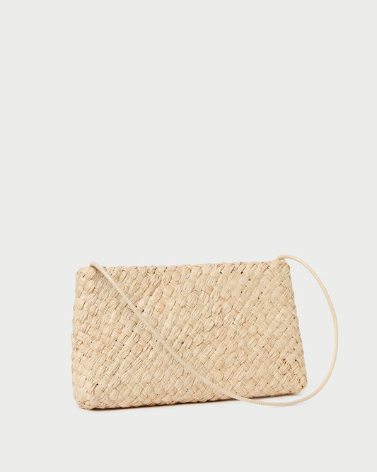 Aviva Natural Woven Straw Bag