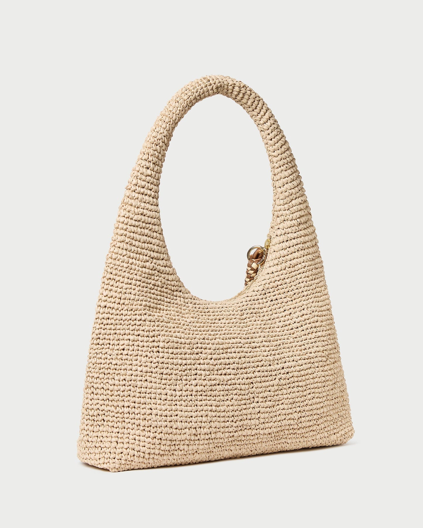 Willow Natural Woven Hobo Bag